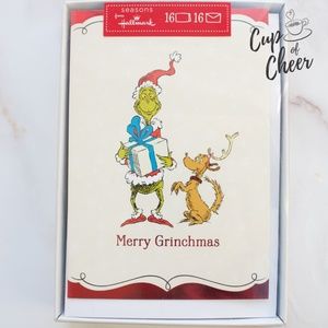 🔥Sale! ✨3/$20🎄Hallmark Merry Grinchmas Card Set